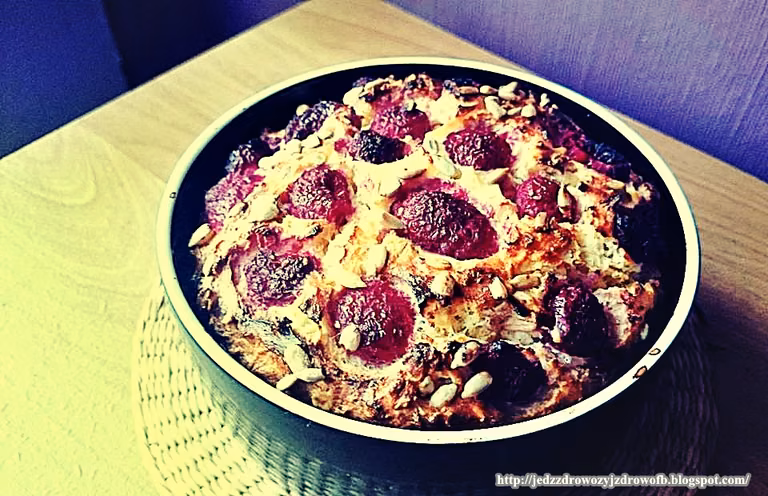 Pieczona sernikowa owsianka