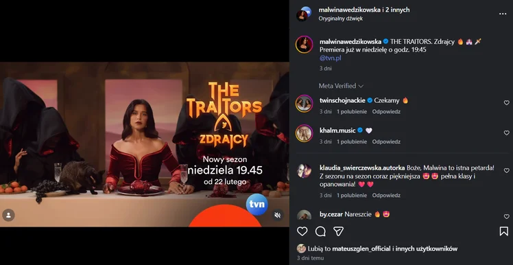 Zdjęcie „The Traitors. Zdrajcy” wraca z 3. sezonem! Kiedy zobaczymy pierwszy odcinek? #1