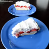 Fit tarta kokosowa z truskawkami