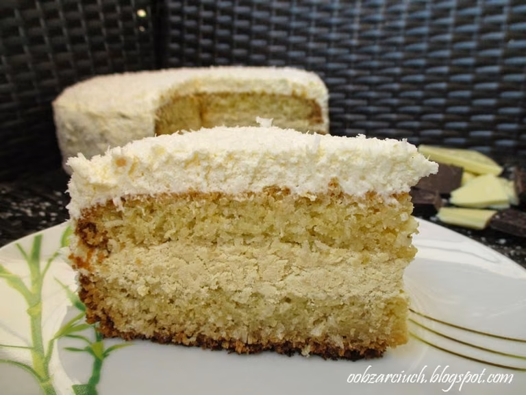 Tort kokosowo-jaglany