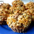 Muffinki z jabłkiem i kruszonką
