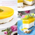 Sernik na zimno z mascarpone i musem brzoskwiniowym