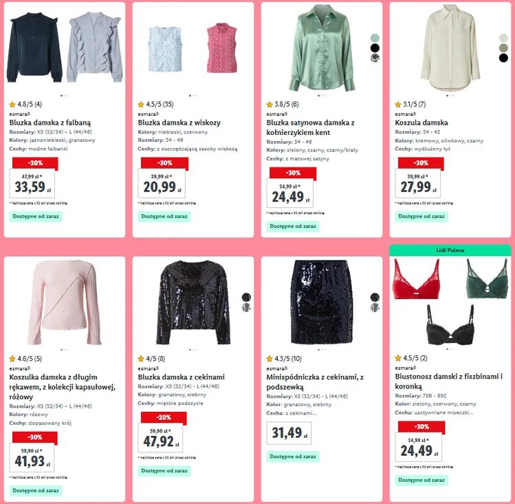 Zdjęcie Lidl wystartował z wielką akcją promocyjną! Odzież i jakościowe sprzęty nawet 135 zł taniej #8