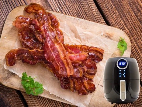 Bekon z Airfryera bez zapachu w całym domu? Ten trik pokochają fanki czystości