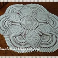 Różana serweta śr.70 cm