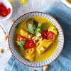 Kurczak curry kokosowo-orzechowy