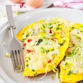 Omlet z papryką i serem