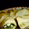 Pierogi ze szpinakiem i ricottą