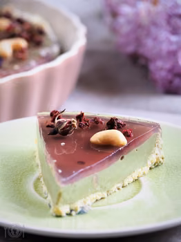 Keto tarta z panna cottą (Paleo, LowCarb, opcja Vegan)