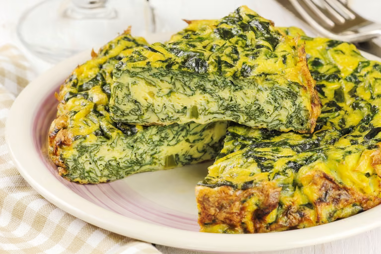 Frittata ze szpinakiem