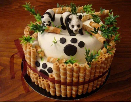 Tort z pandą