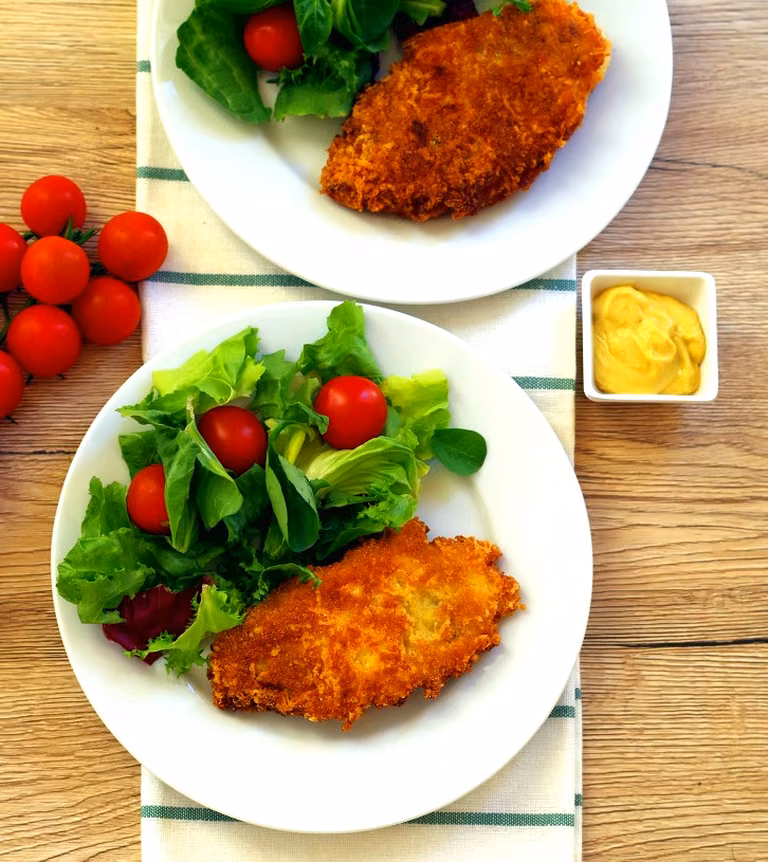 Pierś z kurczaka w parmezanowej panierce