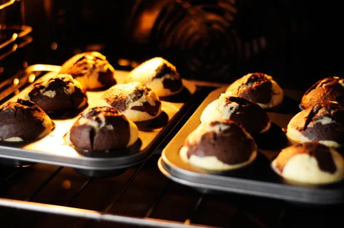 Marmurkowe muffiny