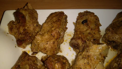 Żeberka pieczone w rękawie