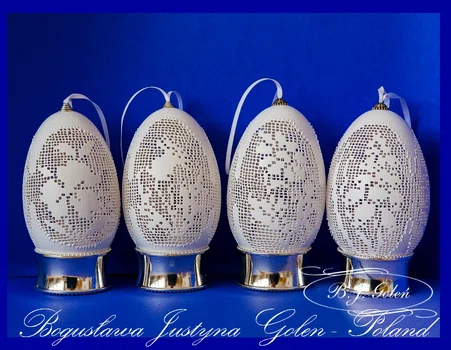 Ażurowe pisanki - Egg-art Galeria Justyny Goleń