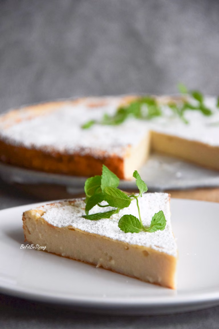 Torta cremosa di ricotta - kremowe ciasto z ricotty FIT