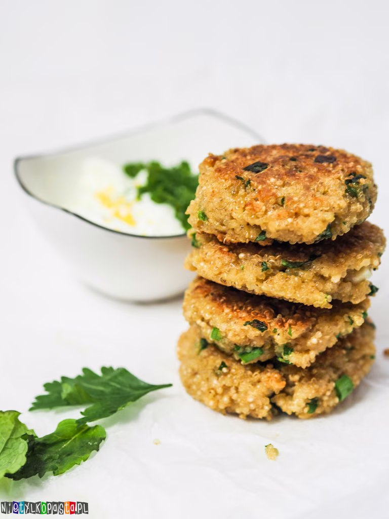Vege kotlety z quinoa