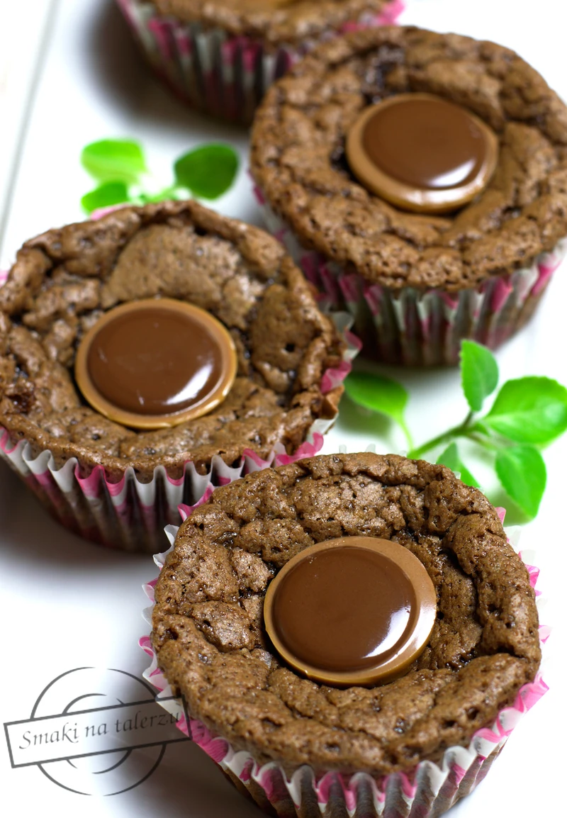 Kubeczki brownie z toffifee