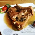 Żeberka w sosie z grzybami