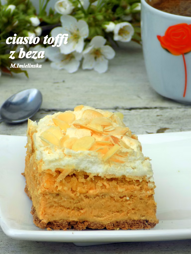 ciasto toffi z bezą