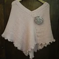 Poncho na drutach