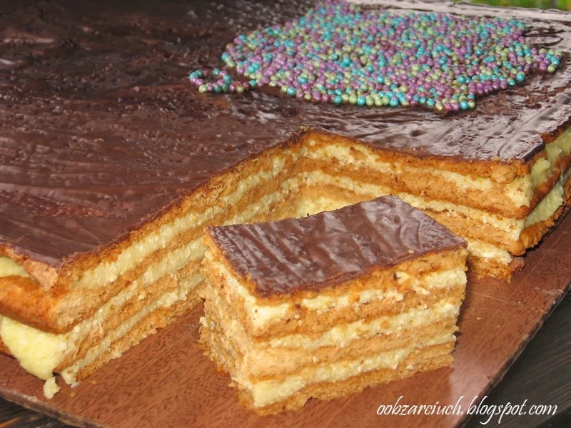 Tort serowo - miodowy