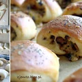 Paszteciki z pieczarkami i żółtym serem