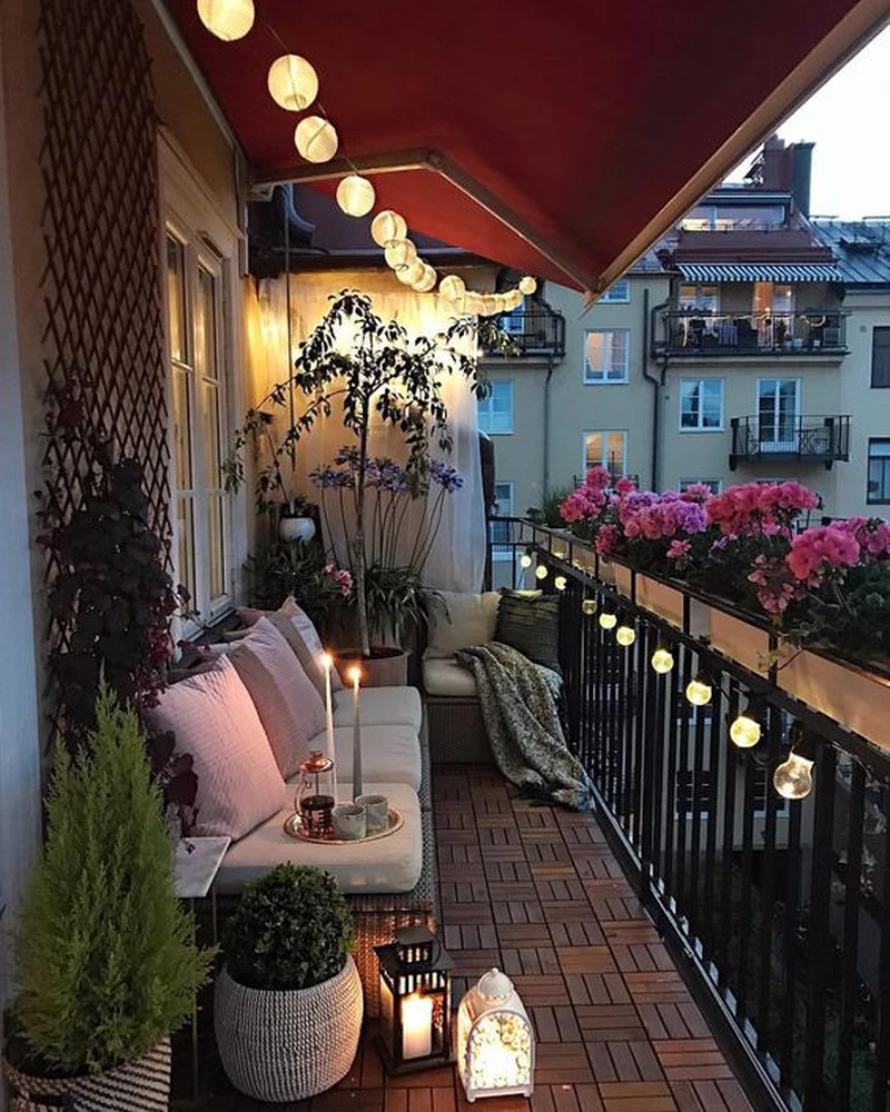 Klimatyczny, miejski balkon