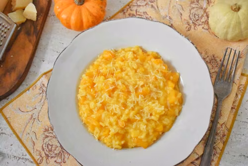 Kremowe risotto z dynią