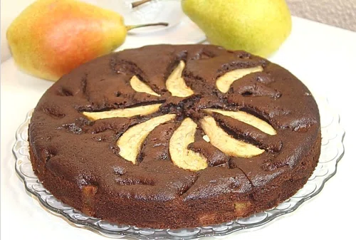 Ciasto czekoladowe z gruszkami