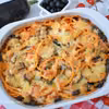 Neapolitańska zapiekanka makaronowa z bakłażanami