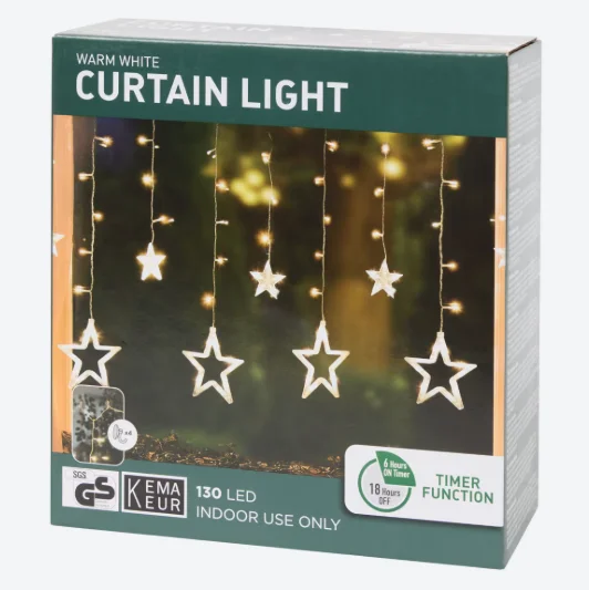 Zdjęcie Ta świecąca zasłona z Action za 30 zł zrobi szałowy efekt na oknie! Motyw gwiazdek dodaje uroku, a timer jest mega praktyczny #2