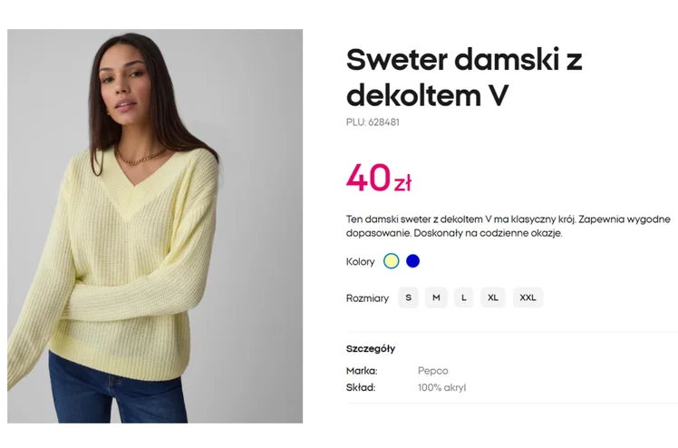 Zdjęcie Te sweterki z Pepco to hit wiosny 2026! Kobiece dekolty i sploty, masełkowy kolor robi robotę ,a ceny od 35 zł zachwycają #1