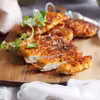 Pierś kurczaka w panierce parmezanowej