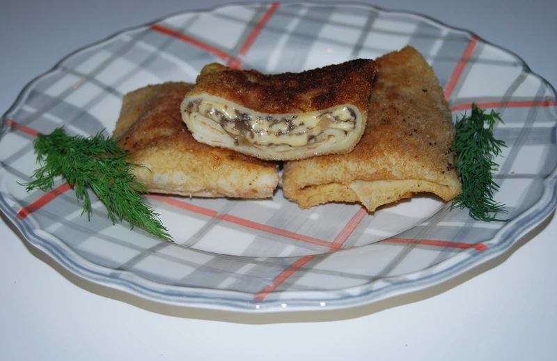 Krokiety z pieczarkami i serem