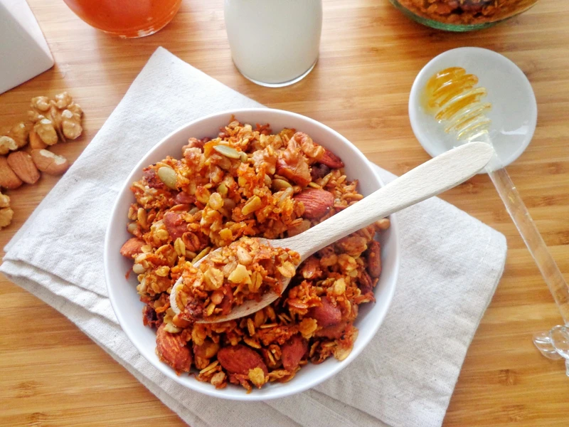 Marchewkowa granola