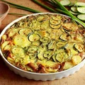 Zapiekanka z kozim serem i cukinią