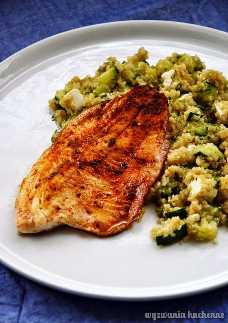 Tilapia z quinoa