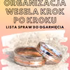Wydatki ślubne i organizacja wesela krok po kroku – planer ślubny do pobrania!