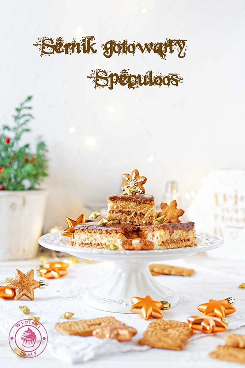 Sernik gotowany speculoos