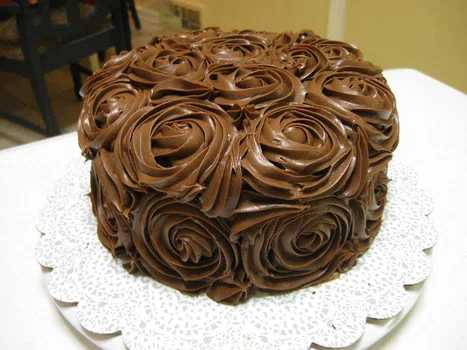 Czekoladowy tort. Niebo w gębie..