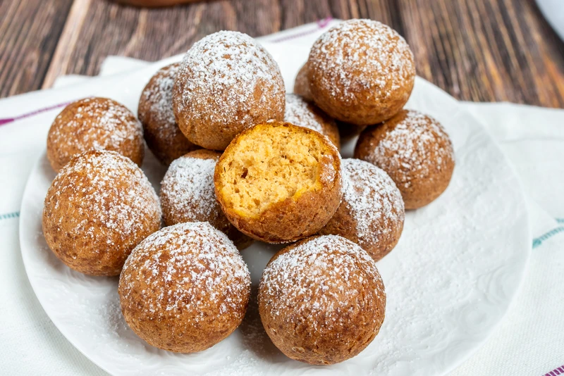 Pączki z batatów bez glutenu i laktozy