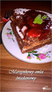 Murzynkowy omlet śniadaniowy