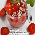 Mrożony jogurt truskawkowy