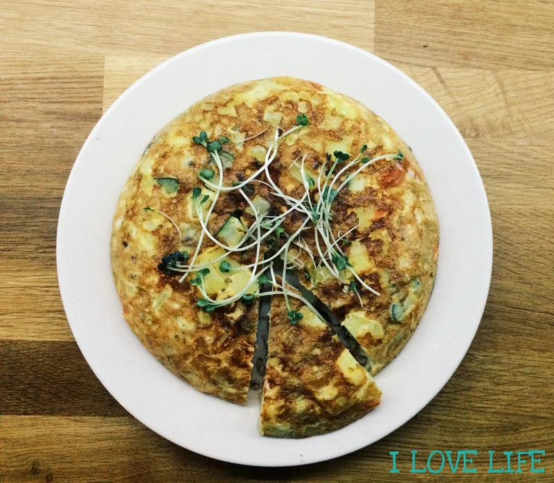 Hiszpańska tortilla z warzywami