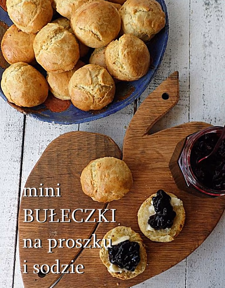 Mini bułeczki na proszku i sodzie a’la Scones