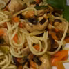 Spaghetti z warzywami chińskimi