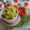 Pasta z brokuła z jajkiem i zieloną cebulką. Pasta brokułowa do pieczywa.