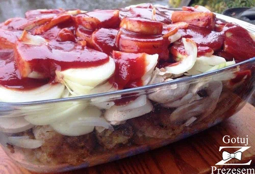 Pieczona karkówka z pieczarkami!