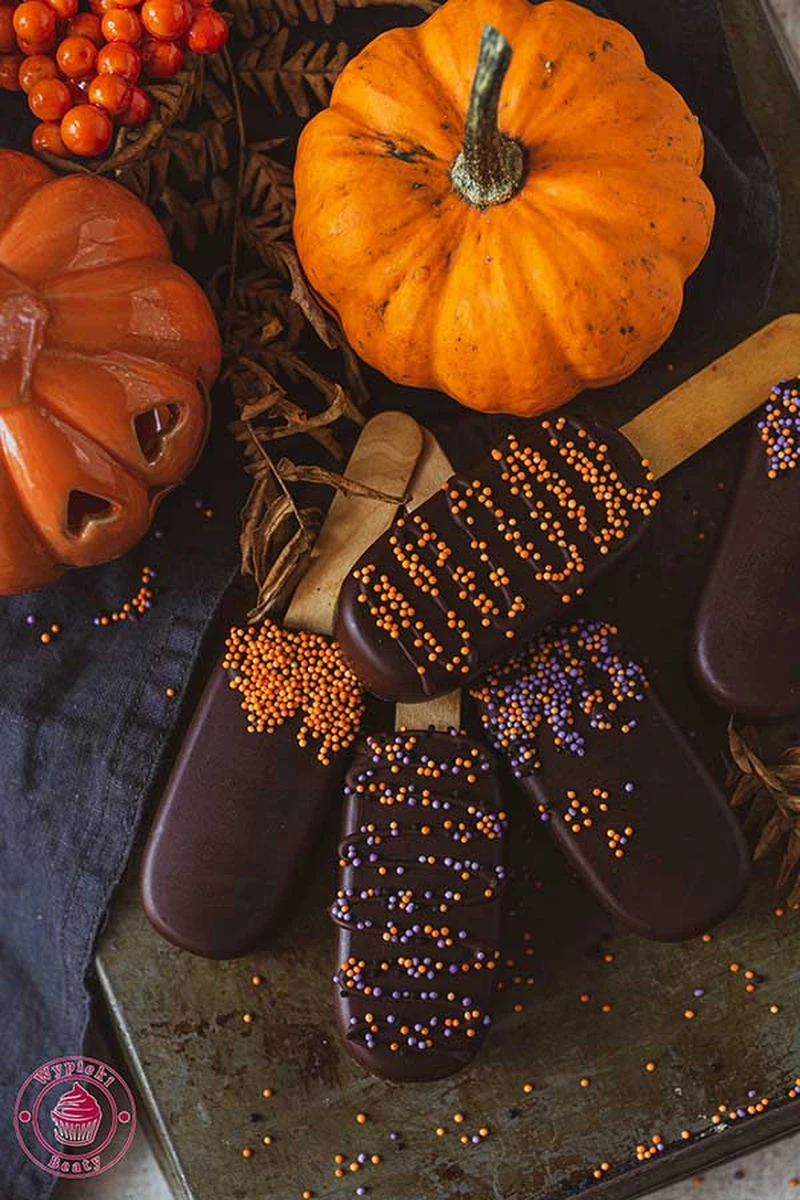 Halloweenowe cakesicles